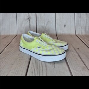 Vans Era Men's Size 7.5/Women's Size 9 Shoes Checkerboard Sharp Green White